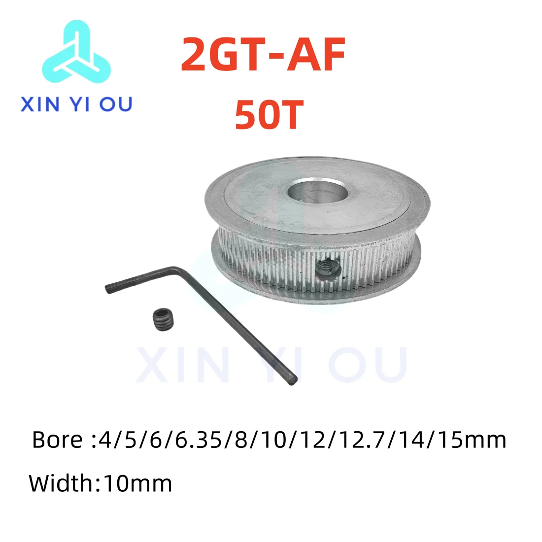 

2GT synchronous pulley GT2 pulley AF-type 50teeth