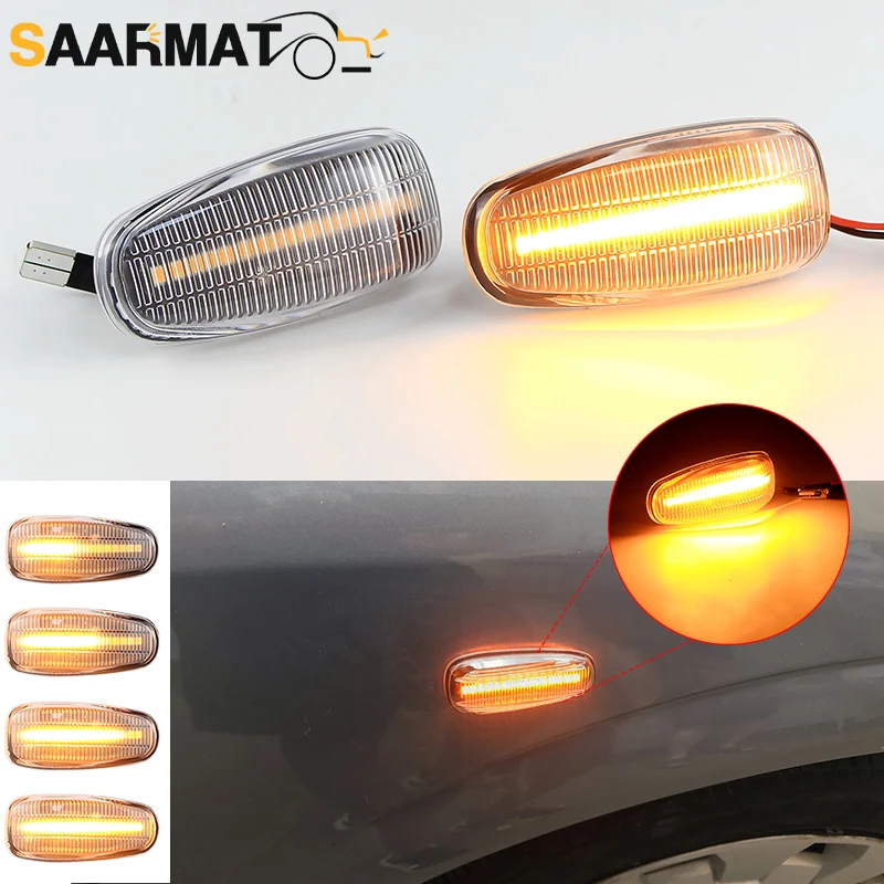 

2 шт. Canbus для Dodge Sprinter 2003-2006, динамический боковой габаритный фонарь, светодиодный повторитель указателей поворота для Volkswagen Lt 1996-2005