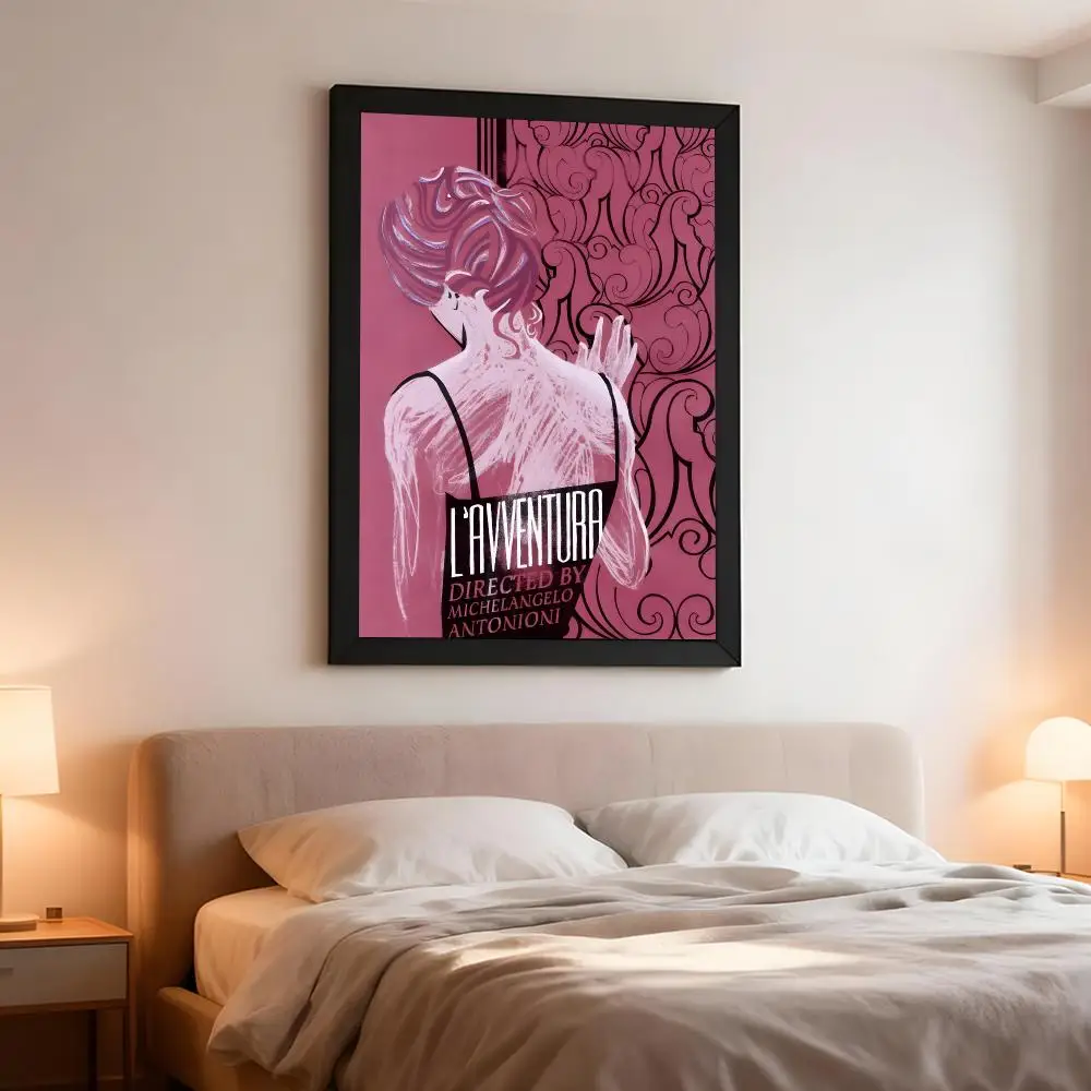 movie drama L-L'avventura Poster Artistic Instant Peel-Off Wall Decor Atmosphere Setter for Bedside & Shared Room