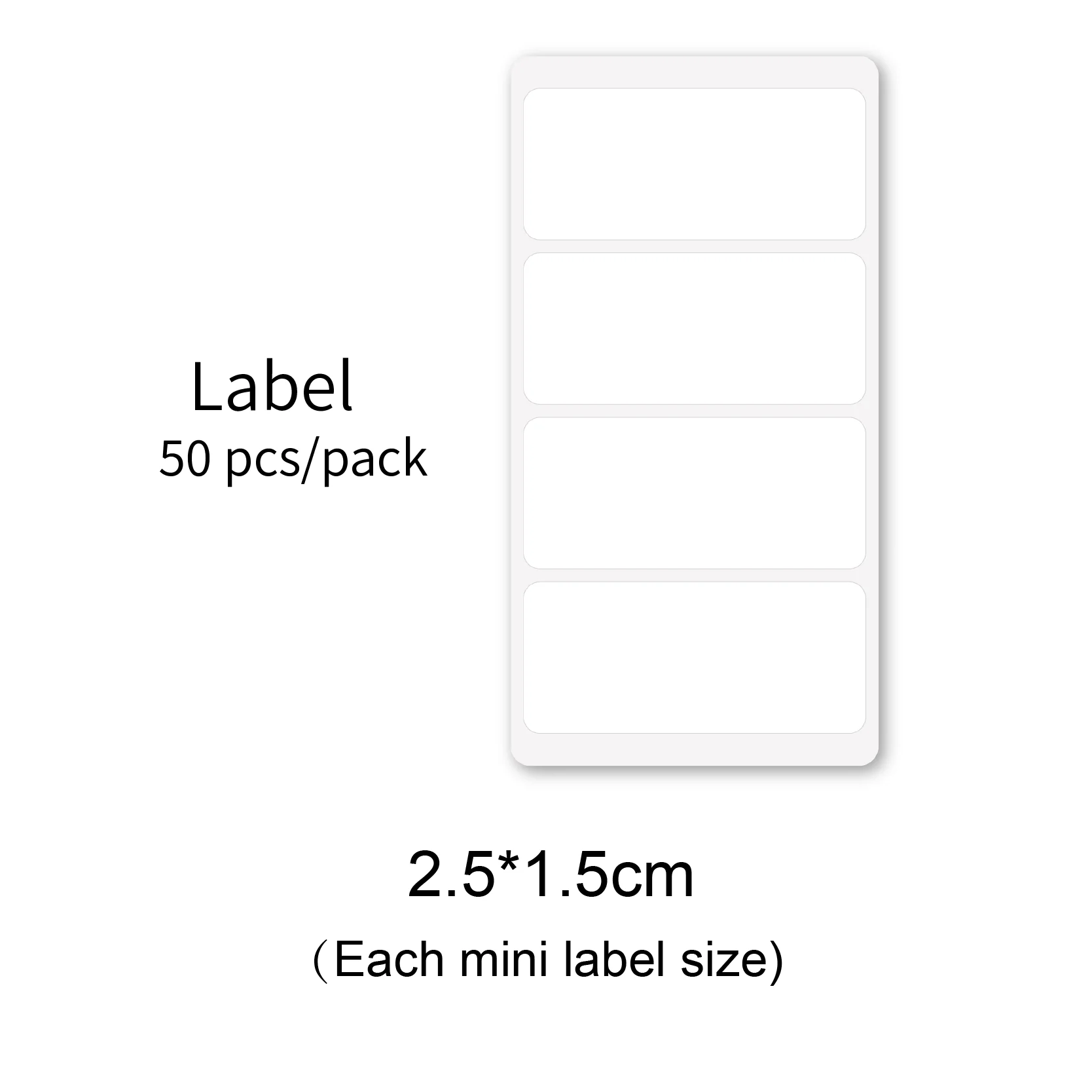 

CardJoin color Label Printing Paper Self-adhesive sticker Home items classification