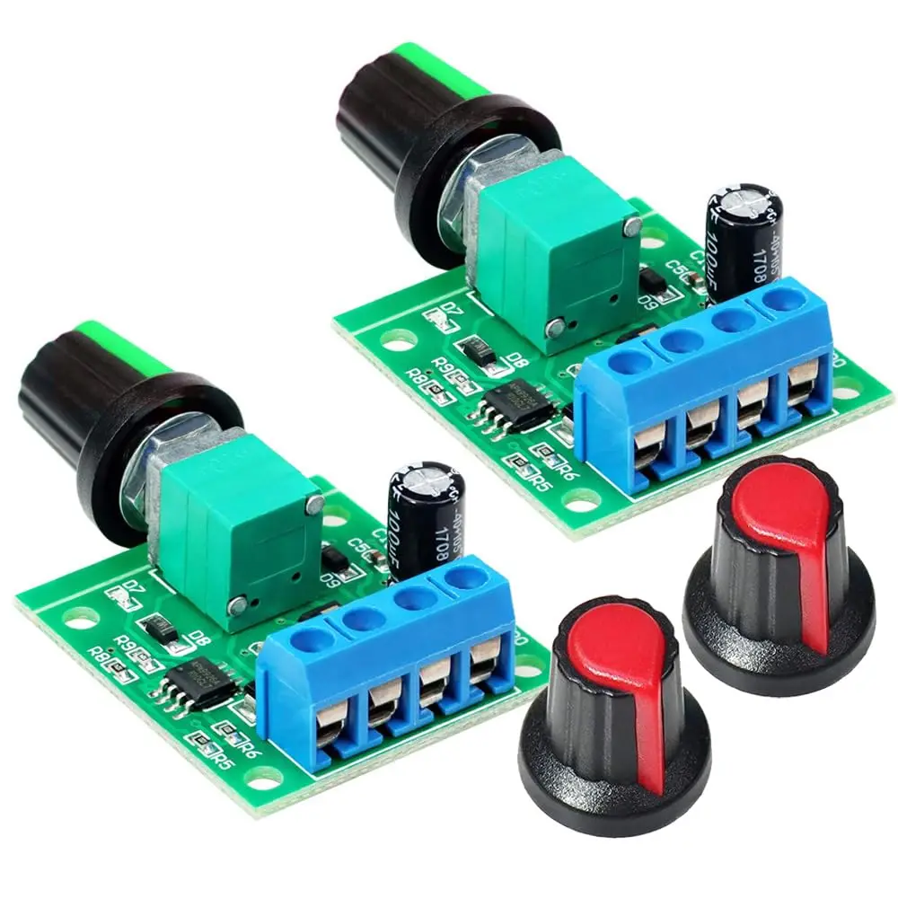 1.8V 3V 5V 6V 12V 2A 30W Low Voltage DC Motor Speed Controller PWM 1803BK 1803B Adjustable Driver Switch