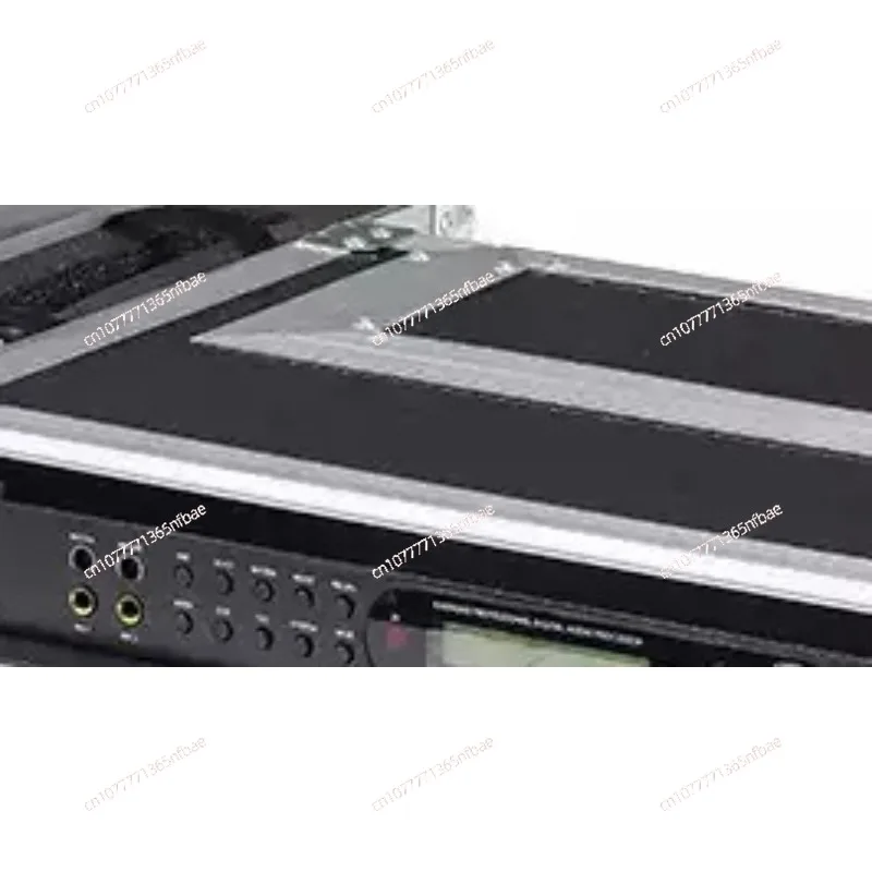 1U Microphone Flight Case Receiver Cabinet One-to-Two Wireless Storage Box Microphone Case Aluminum Alloy Mic Box