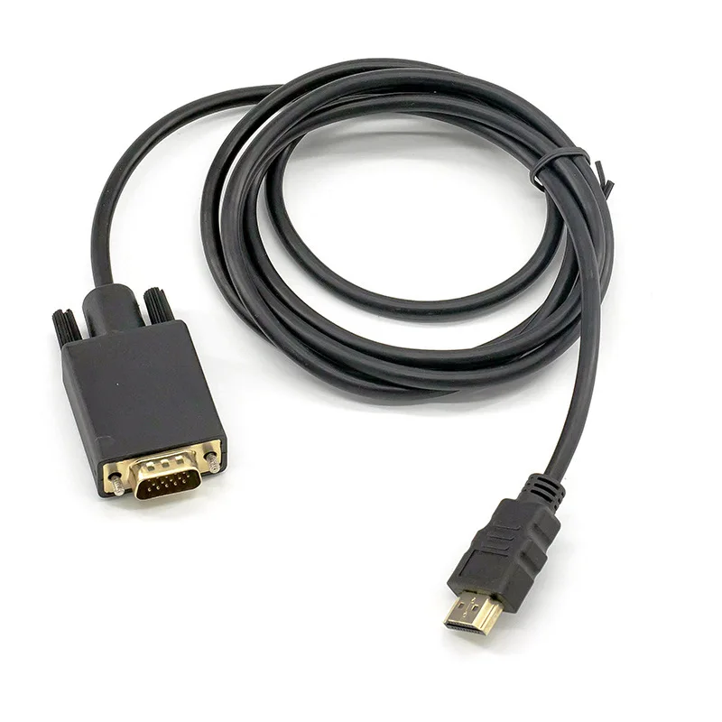 1080P HDMI-compatible To VGA Adapter Digital To Analog Converter Cable for Laptop TV Box To Projector Displayer HDTV