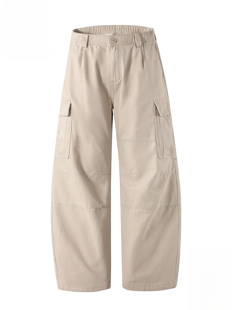 

PaulFrank Men's Casual Loose Straight Leg Pants American Sle Simple Design Autumn New Arrivals Workwear Trousers