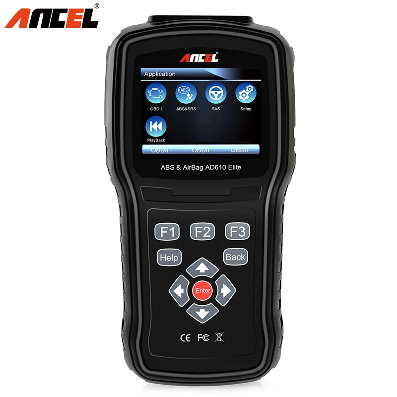 

ANCEL AD610 Plus OBDII Diagnostic Tools ABS SRS Airbag SAS Reset Automotive Scan Tool Check Engine Code Reader OBD 2 Scanner