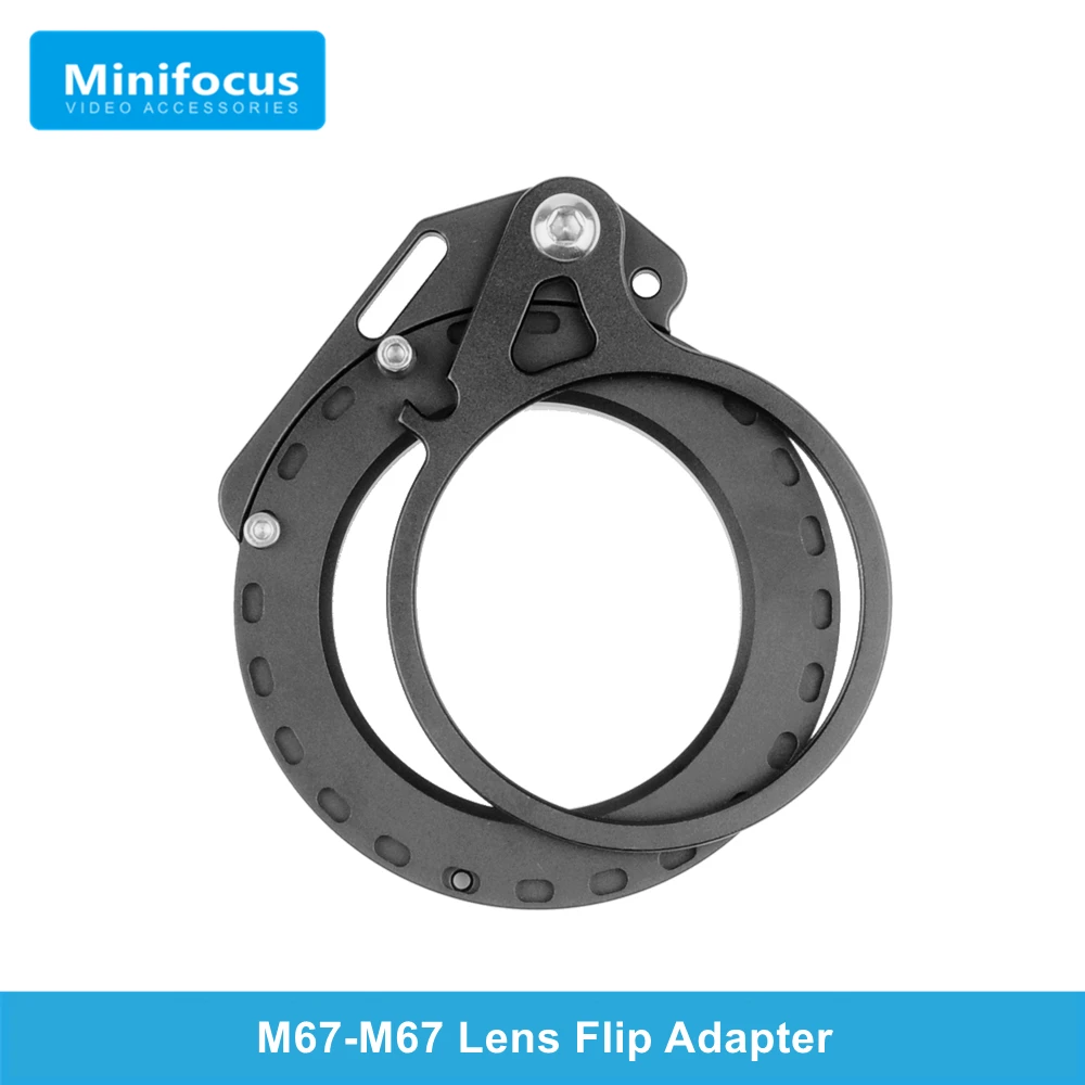 Filettatura M67 67mm Swing Macro Lens Flip Adapter Mount Clamp filtro per immersione per custodia impermeabile subacquea DSLR