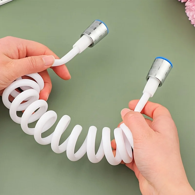 1pc of Flexible Retractable Shower Hose,Suitable for Shower Heads, Toilet Bidets, And Plumbing Needs in The Bathroom