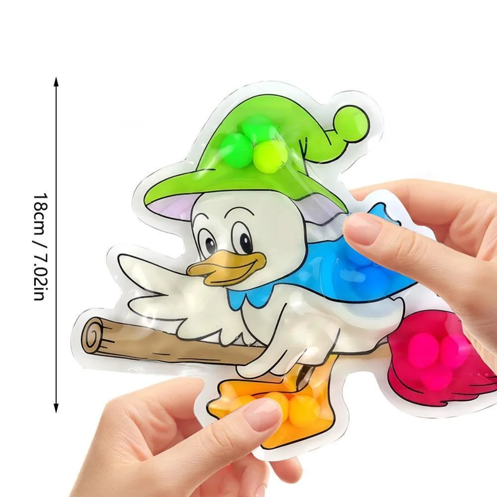 Juguetes sensoriales de clasificación de colores para niños pequeños, juguetes para aliviar el estrés, patos para apretar, habilidades motoras finas, juguetes de viaje Montessori de Pascua