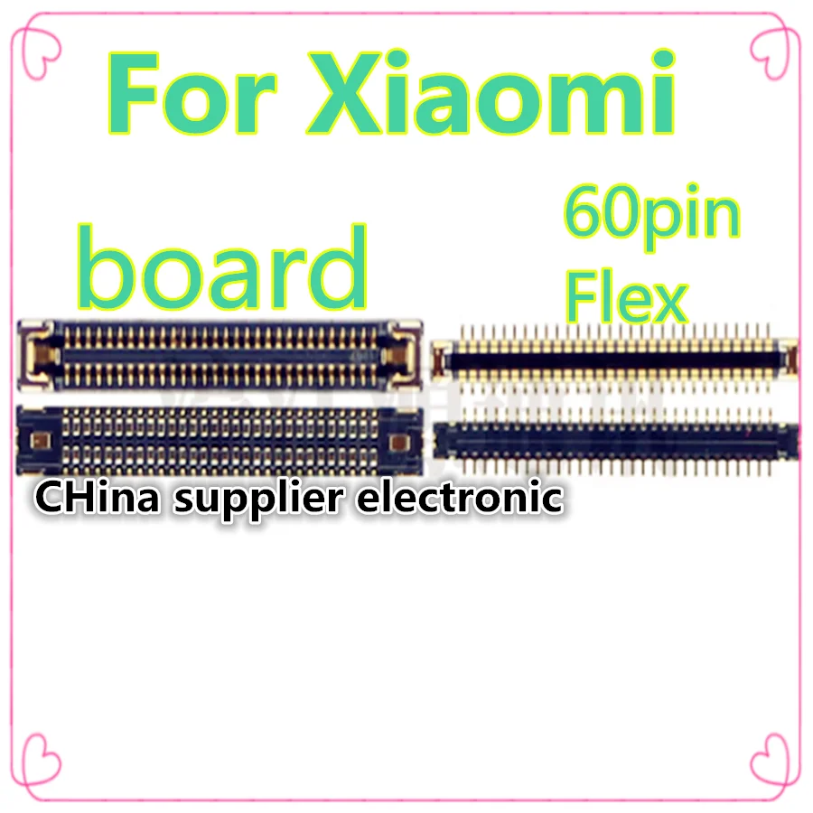 

For Xiaomi 11 11pro 11ultra Display seat connector 10 Youth Edition 11pro 10ultra tail socket button inline 60 pins