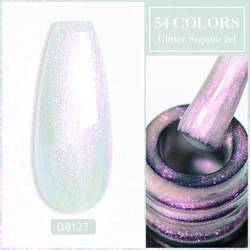 Mtssii 6 ml Auroras GelマニキュアIridescentパール効果フラッシュネイル紫外線ジェルプライマージェルネイルアート