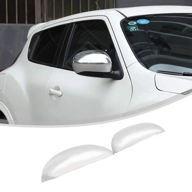 

For Nissan juke/Infiniti ESQ exterior rearview mirror cover Rearview mirror protective cover ABS bright 2pcs 2010-2014 (half-pac
