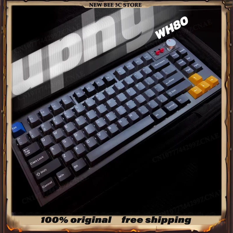 

NuPhy WH80 HE Customized Wireless Gaming Keyboard Hall Effect Switch Support 0.005mm Rapid Trigger DKS Dynamic RGB Three Mode PC