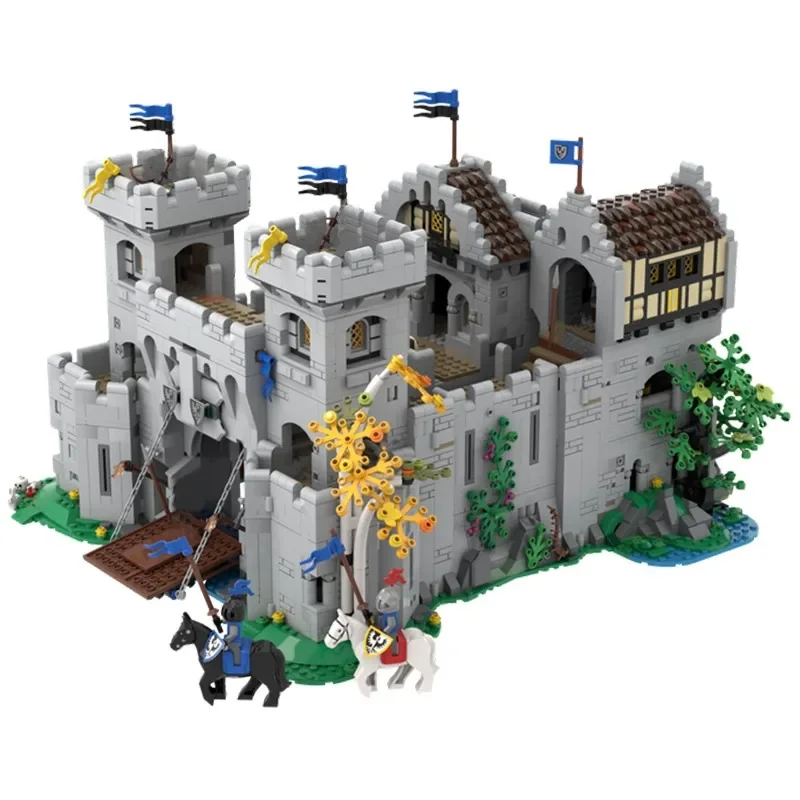 Briques de château de chevalier médiéval briques de château de lion blocs de chevalier médiéval blocs de figurines de soldat de lion militaire blocs militaires