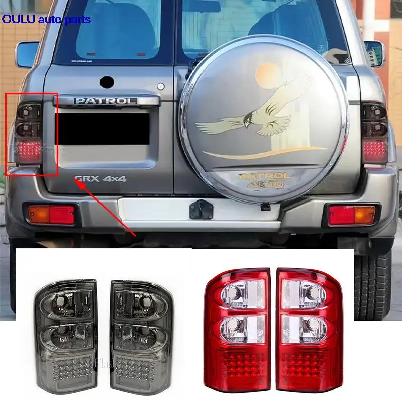 

For Nissan Patrol GQ Y61 GR 1998 - 2003 LED rear tail light brake light rear turn signal modified tail light assembly auto parts