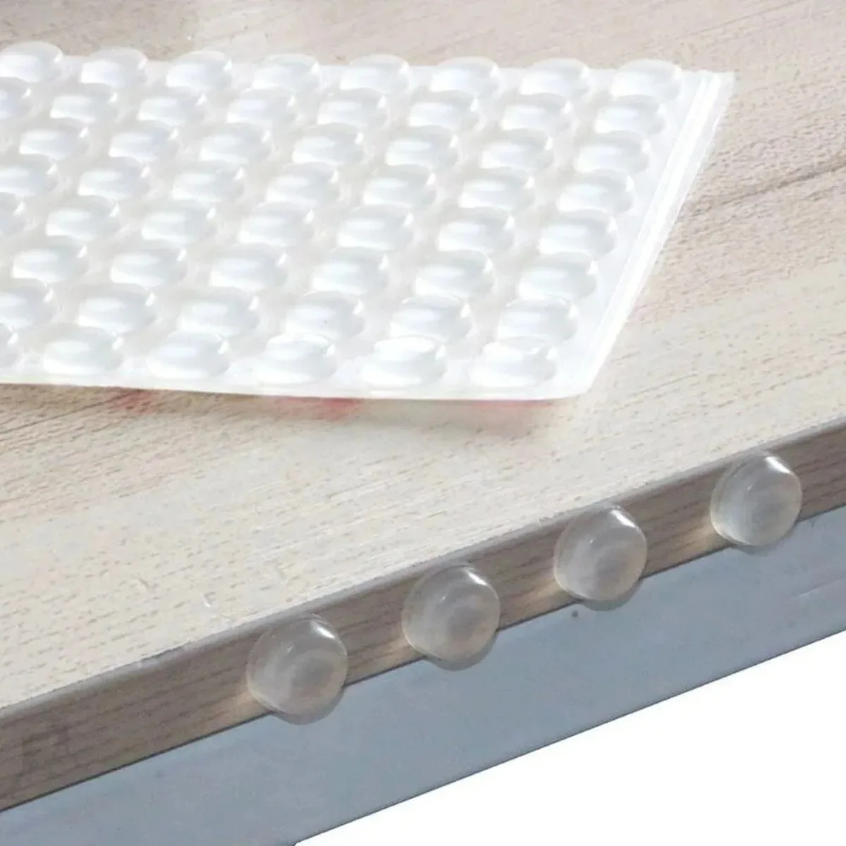 100Pcs Silicone Cabinet Bumpers Drawer Door Damper Self Adhesive Door Buffer Pads Uses For Furniture Protection