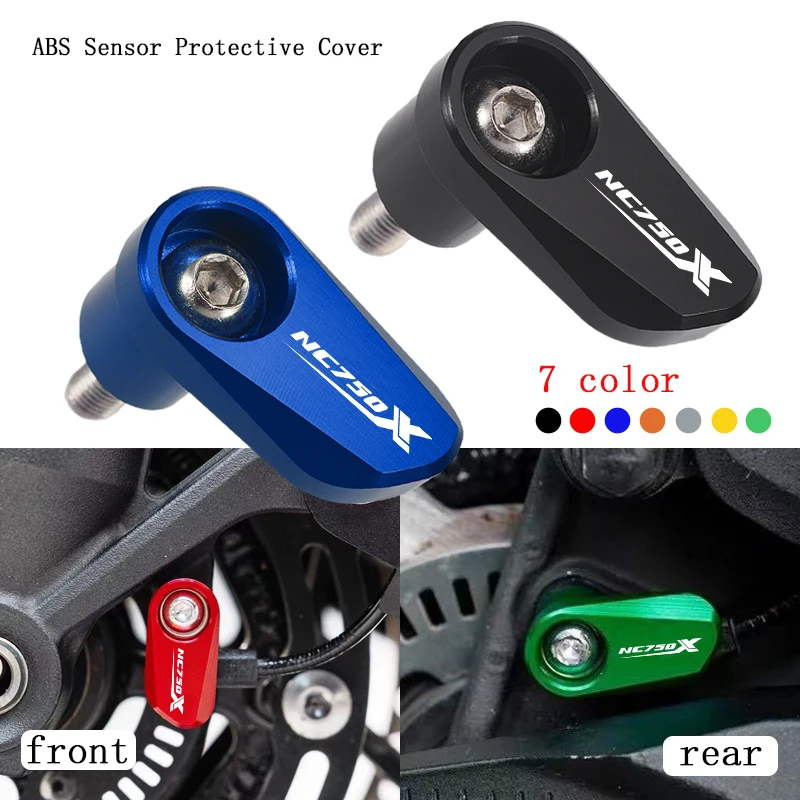 Motorrad CNC Aluminium Vorder- und Hinterrad ABS-Sensor-Schutz Zubehör für HONDA NC750X NC 750X NC750 X 2014-2025