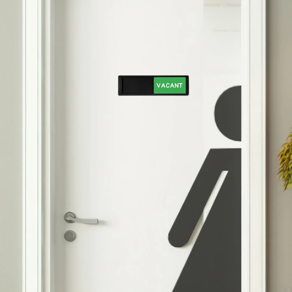 

2pcs Status Indicator Sign Slide Vacant Occupied Privacy Door Slider For Office Meeting Restroom Conference Room Use Home Decor