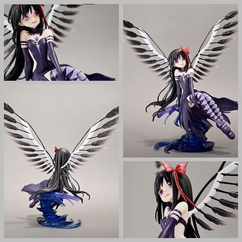 Nueva figura de Puella Magi Madoka Magica Akemi Homura Chica de Anime figura de acción de Pvc juguete Gk estatua juego colección modelo muñeca regalo