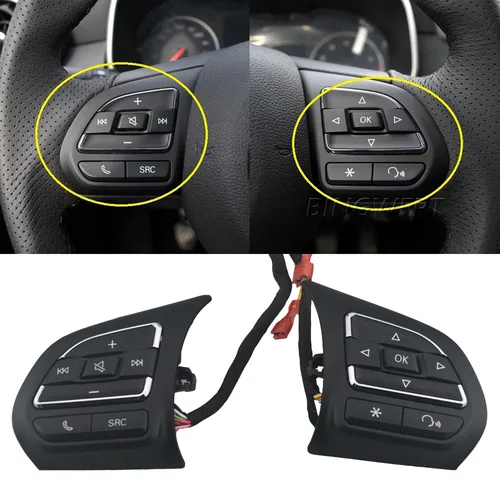 Para SAIC MG ZS RX5 360 RX3 MG6 MG5 HS GS MG6 2017-2021 MG3 2017 Botón de interruptor del volante del coche Botones del volante 10362266