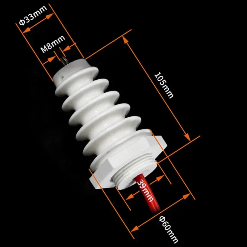 1PC  Corona impact machine insulator purifier treatment machine high voltage and high temperature resistant ceramic columns