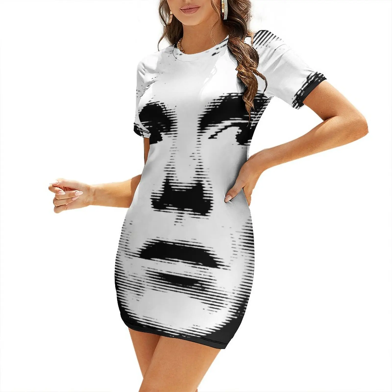 

Andy Warhol Short Sleeved Dress party dress women elegant luxury summer woman dress 2025