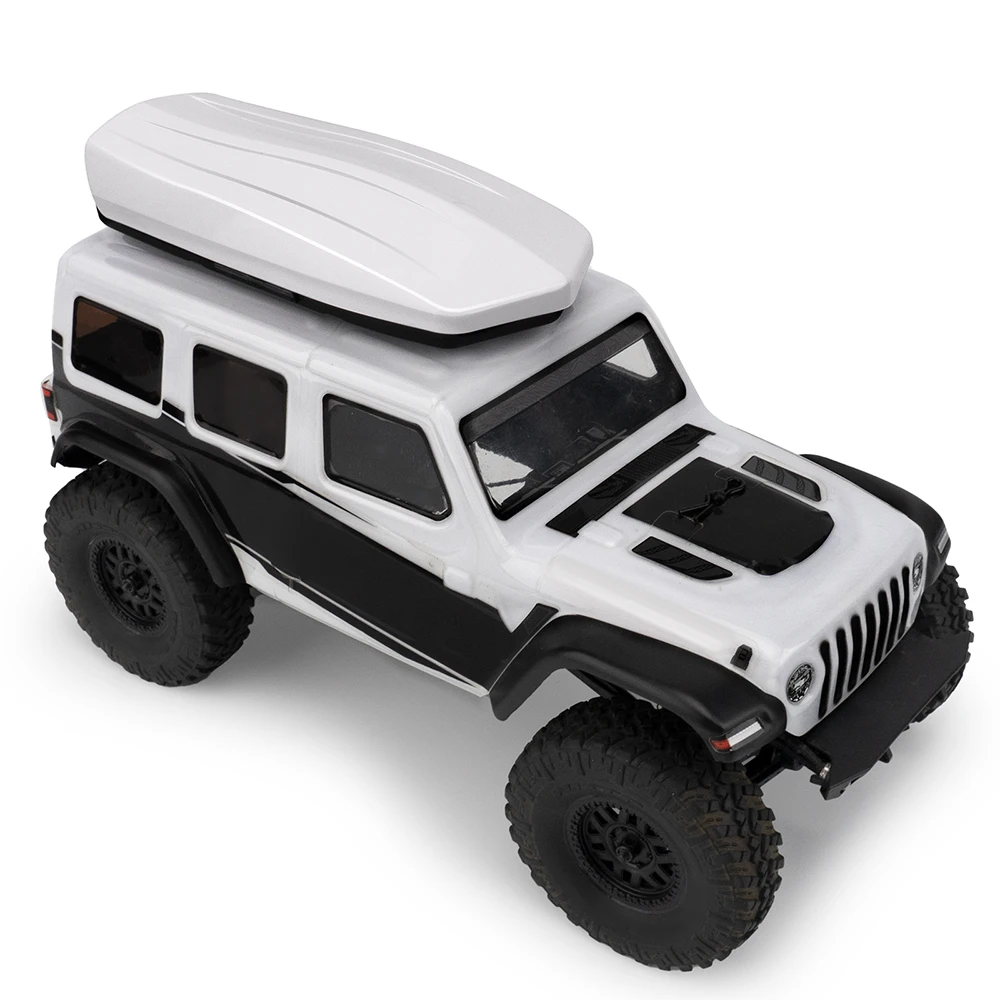กล่องเก็บสัมภาระบนหลังคาพลาสติกจำลอง AXSPEED สำหรับรถ TRX-4M 1/18 RC อุปกรณ์ตกแต่งสำหรับการอัพเกรด