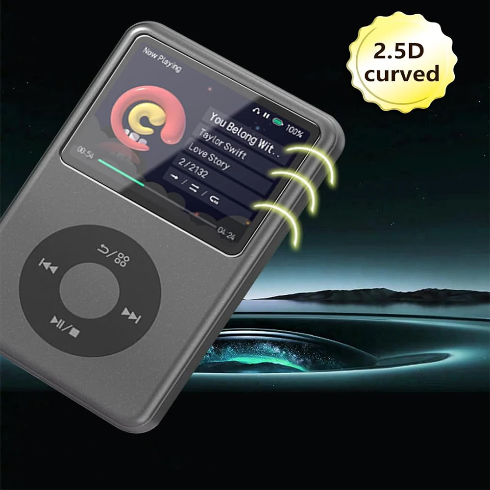 2–6 Stück, transparente, flexible Schutzfolie für den Bildschirm, geeignet für den INNIOASIS Y2 Y1 128-GB-MP3-Player. – Detail 3