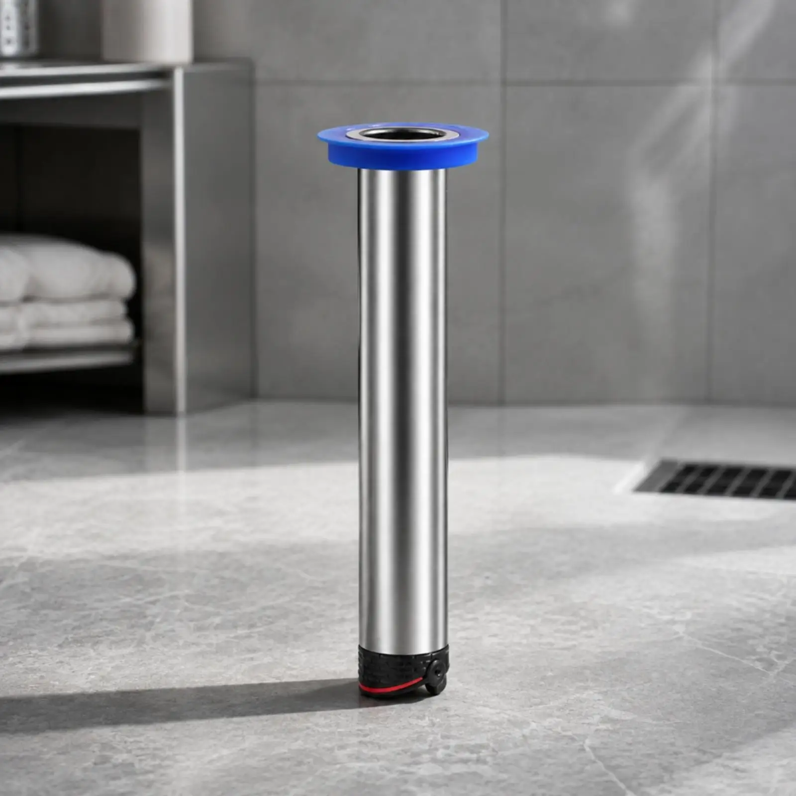 Bathroom Floor Drain Core Rust-Resistant Stainless Steel Drain Core with Sealing Flange Leak-Proof