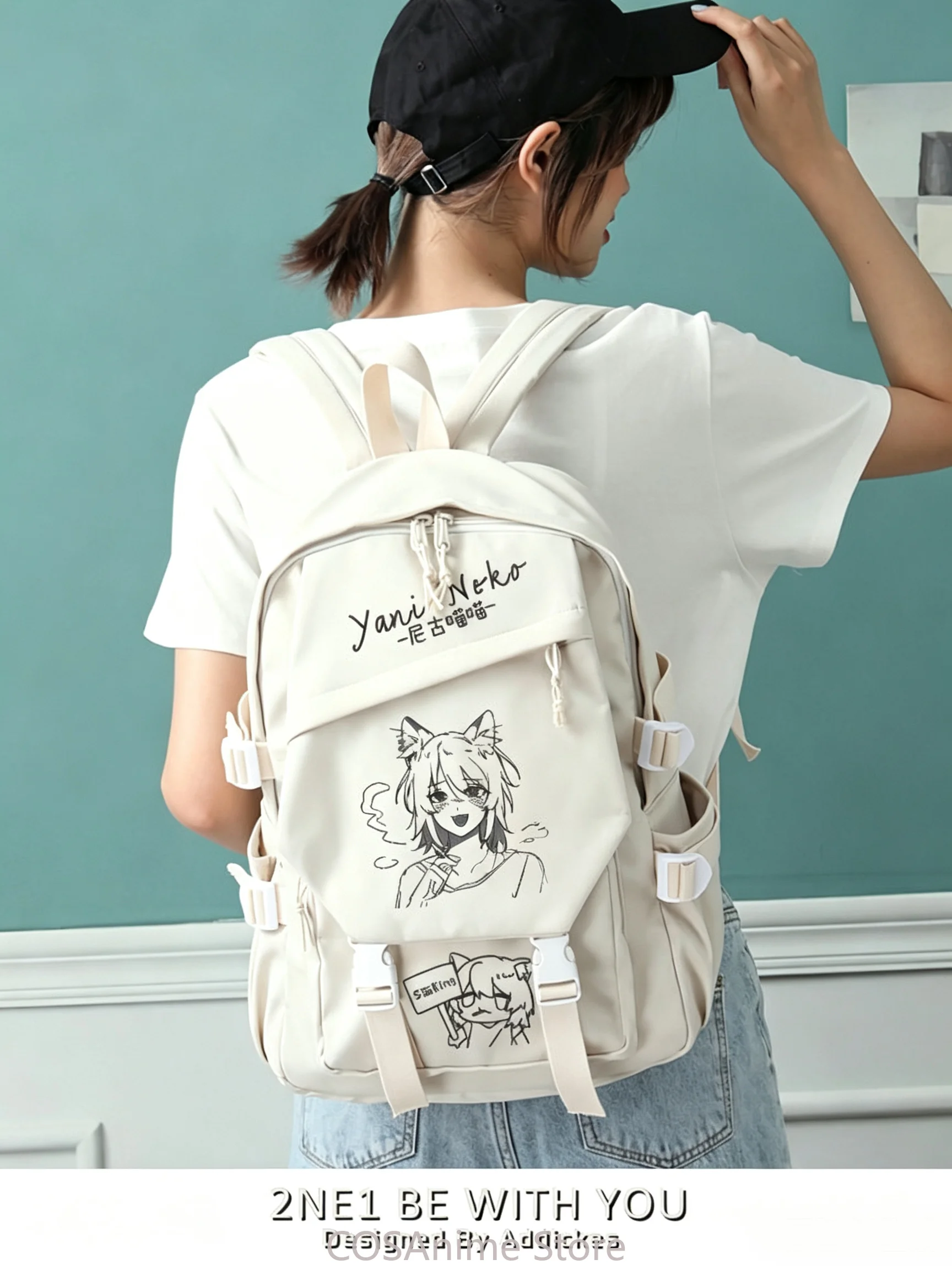 야니 네코 체인스모커 고양이 애니메이션 코스프레 스쿨백 - Anime Cosplay Cat 리뷰 및 가격