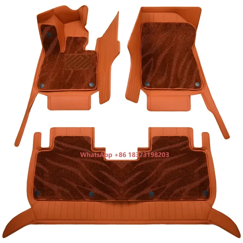 

Специально разработанные кожаные коврики для полного охвата салона, высококачественные, простые в установке, автомобильные аксессуары для интерьера автомобиля