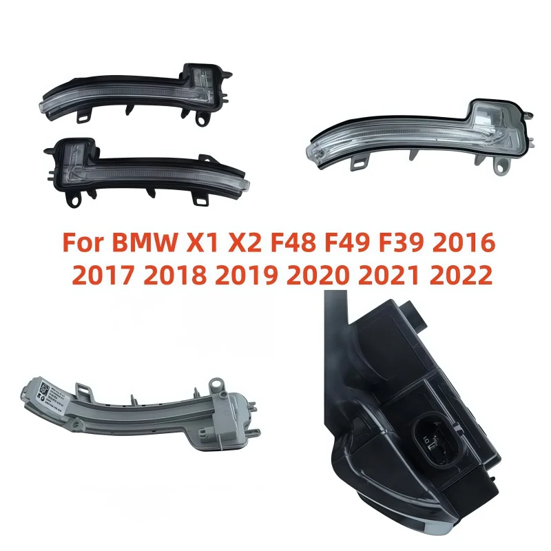 

For BMW X1 X2 F48 F49 F39 2016 2017 2018 2019 2020 2021 2022 Left&Right Car Mirror Turn Signal Light
