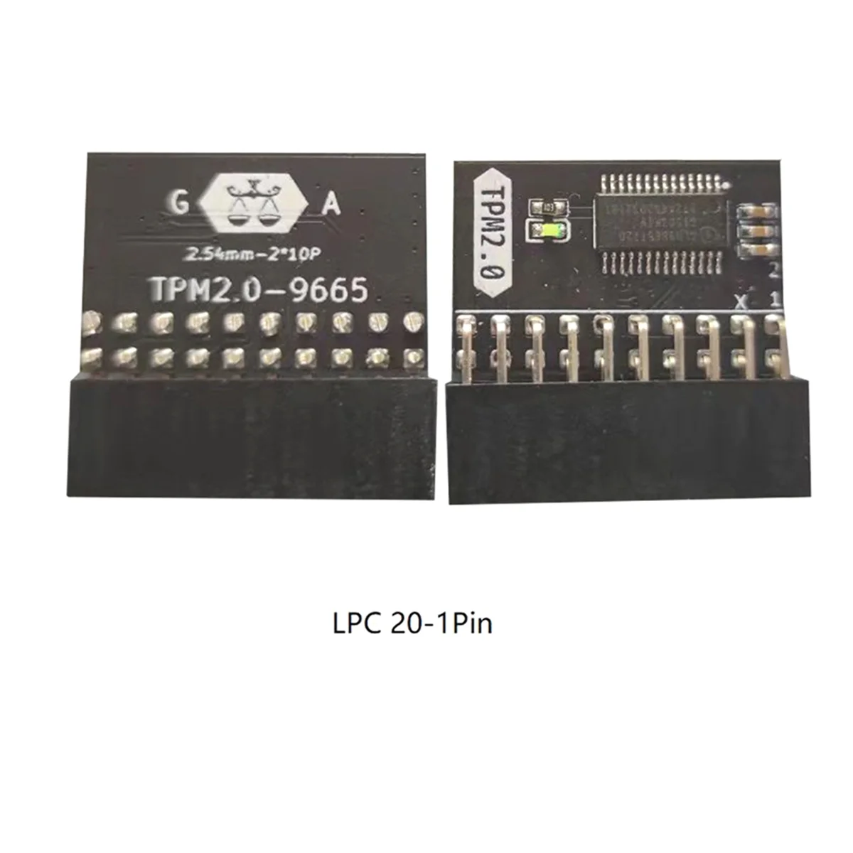 وحدة أمان مشفرة TPM 2.0 بطاقة اللوحة الرئيسية 20 Pin وحدة TPM2.0 للوحة الأم