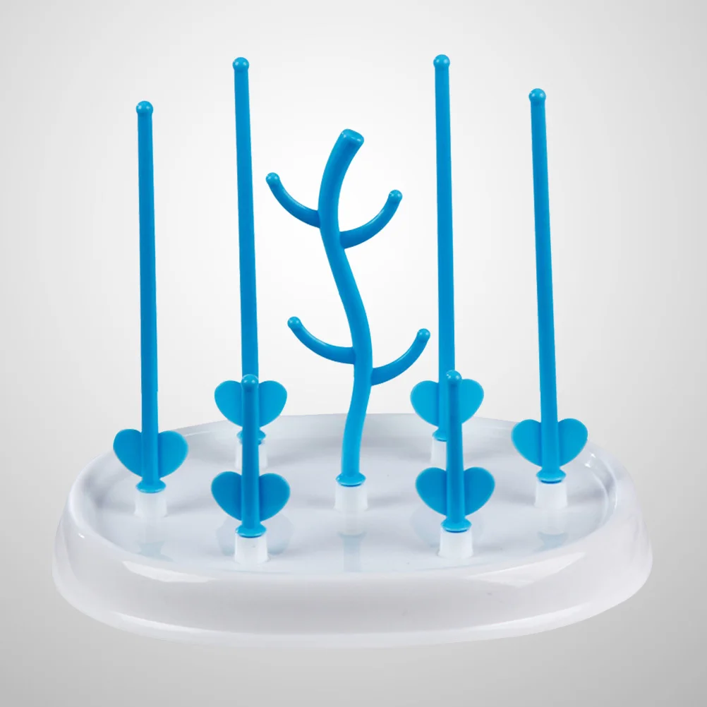 

Baby Bottle Drying Rack High-Quality Pp Multi-Functional Drain Holder For Cups Covers Feeding Bottles Dish Dryer Shelf
