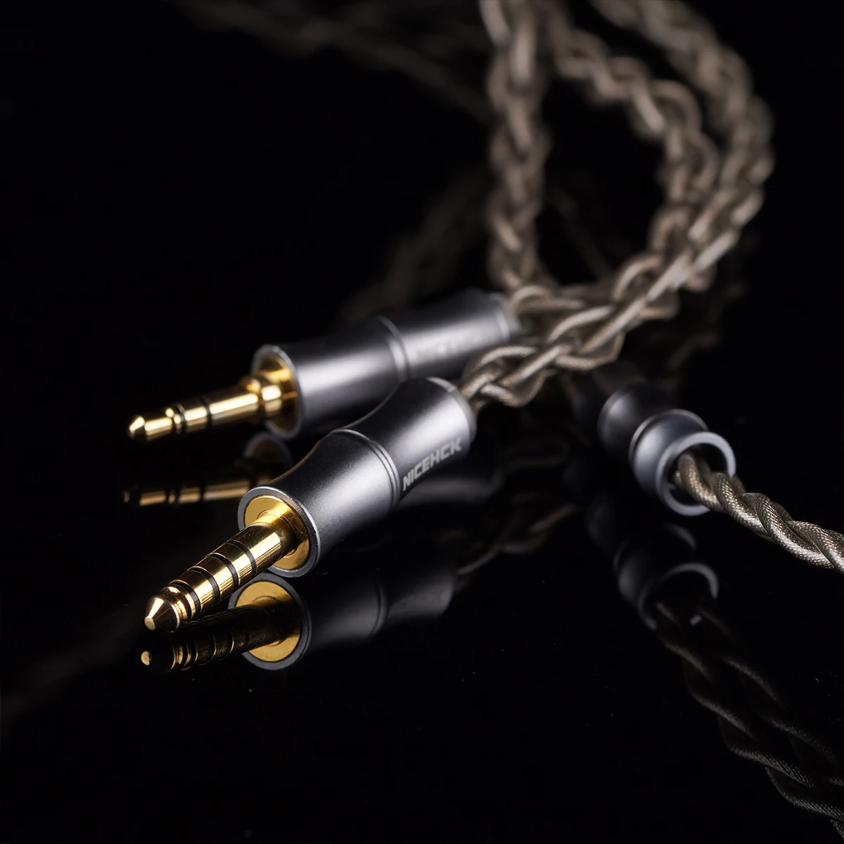 NICEHCK AshSky HiFi 케이블 6N 실버 도금 7N OCC+7N OCC 이어폰 교체 와이어 0.78mm 2Pin/QDC for Monarch MK4…