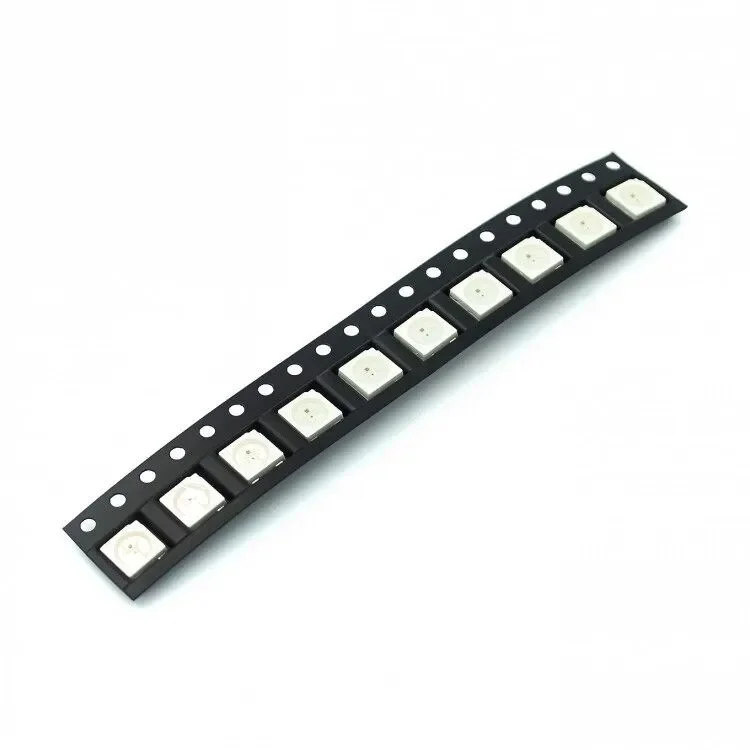 RGB WS2812B full-color drive LED lamp beads with 4 feet and 10 feet