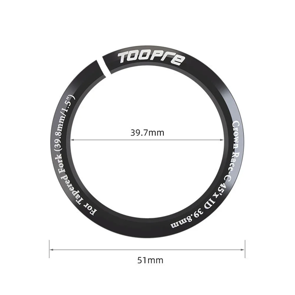 Steerer Steerer Headtube Reducer Cycling Reducer Steerer Straight Tapered Tube 1.5in 1pc Adapter Aluminium Alloy