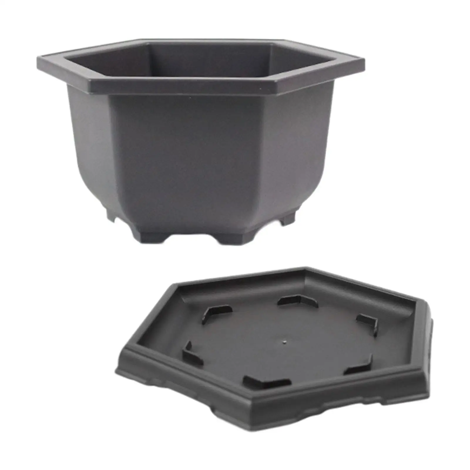 Training Pots with Tray Thick Plant Pots with Drainage Hole Multi-Function Plant