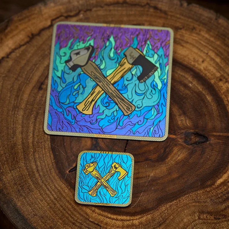 

Волшебные советы из титанового сплава Gain: украшение воздушного значка, металлические наклейки, нарукавники, наклейки на рюкзак, игрушки для снятия стресса на открытом воздухе