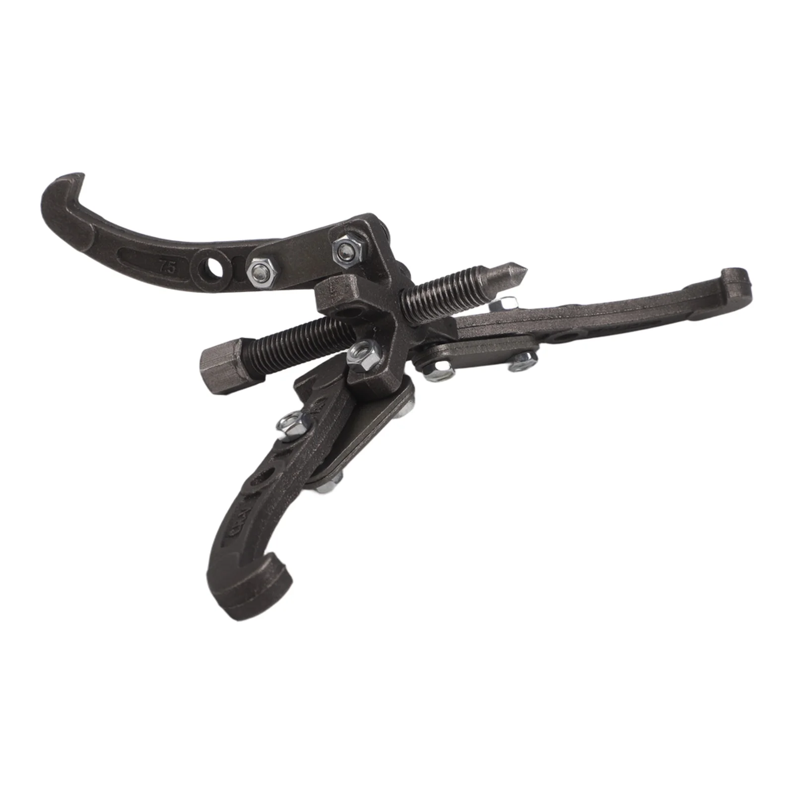 Three-Jaw Puller Tool Used in Routine Maintenance to Extract Bearings Gears and Couplings from Rotating Equipment