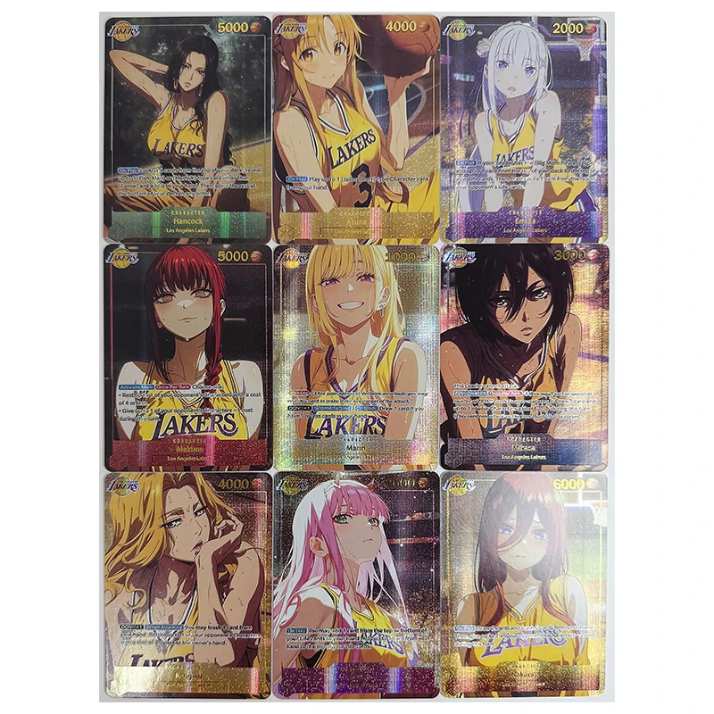 Anime Goddess Story DIY ACG albedo Hancock Kafka Nami Robin Rem Android 18 Toys for boys Collection Games Cards Birthday Present