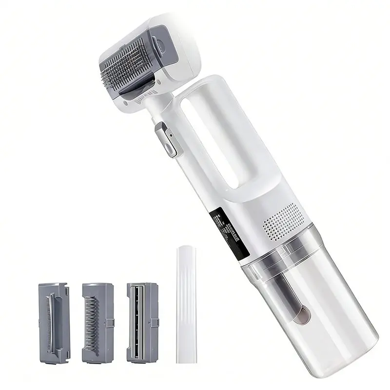 A69efor Dogs& Cats Deshedding Vacuum Brush, Grooming,Cleaning Slicker Dog Vacuum For Shedding With 5 Pet Grooming Tools