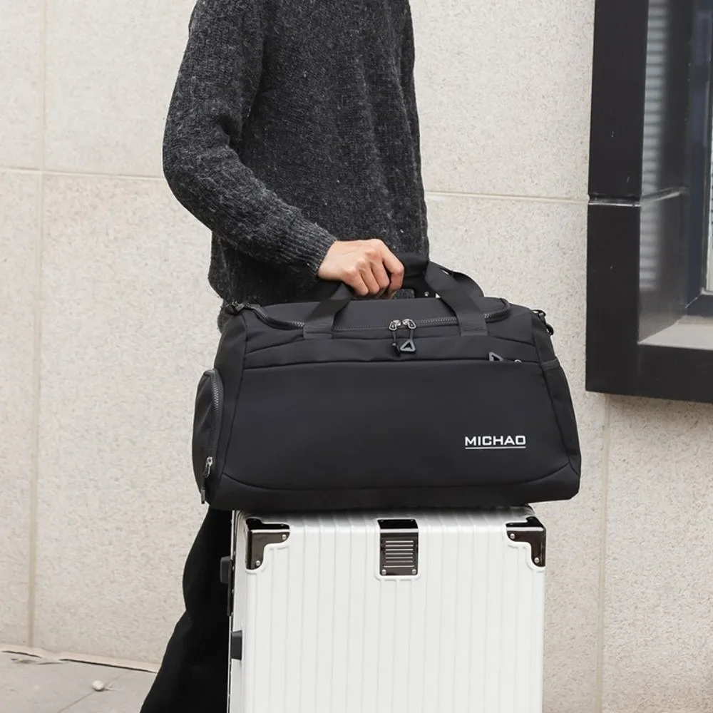 Wet Dry Separation Travel Duffel Bag Large Capacity Waterproof Travel Luggage Bag Shoes Compartment Multi Pocket