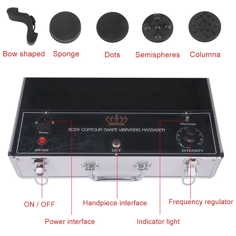 تهتز السيلوليت فقدان الوزن مدلك تخفيض الدهون كامل الجسم الاهتزاز آلة التخسيس 5 رؤساء صالون المنزل استخدام المحمولة