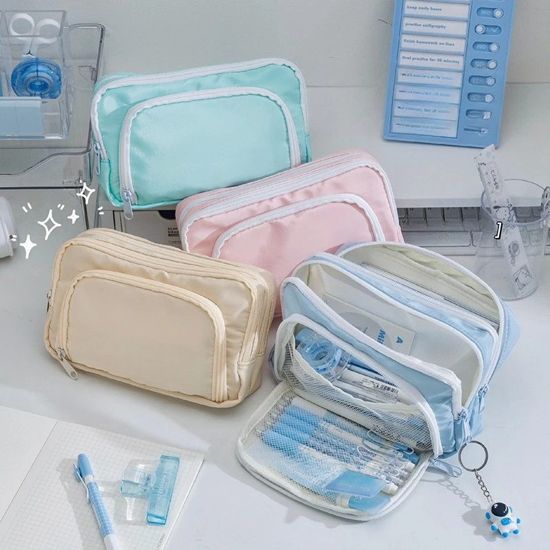 Pencil Case Large - Estojo de Lápis Azul Celeste de