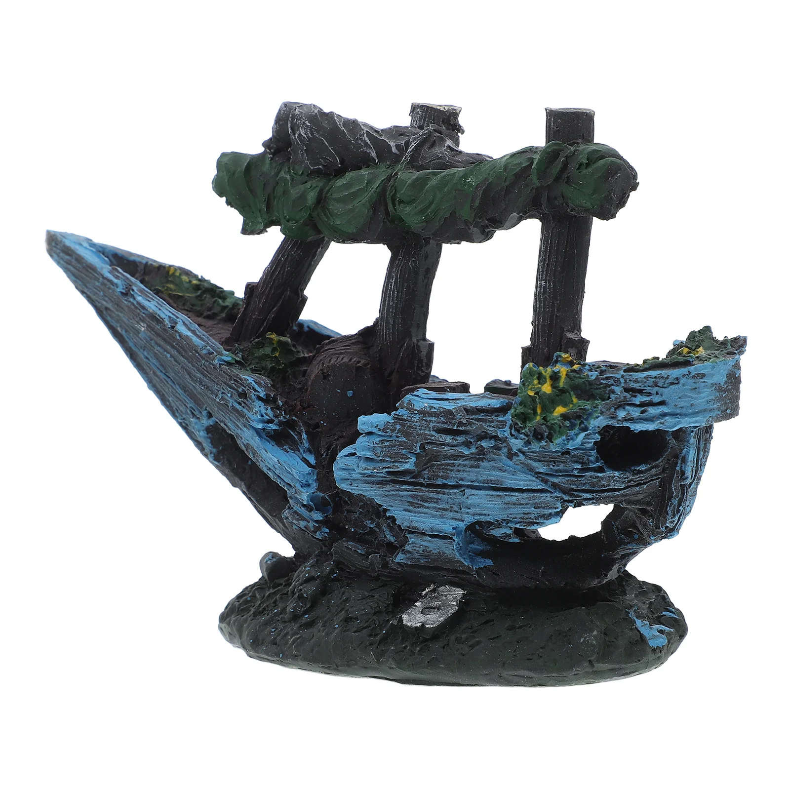 

Betta Fish Cave Hideout Aquarium Shipwreck Decor Castle Tank Ornaments Decorations