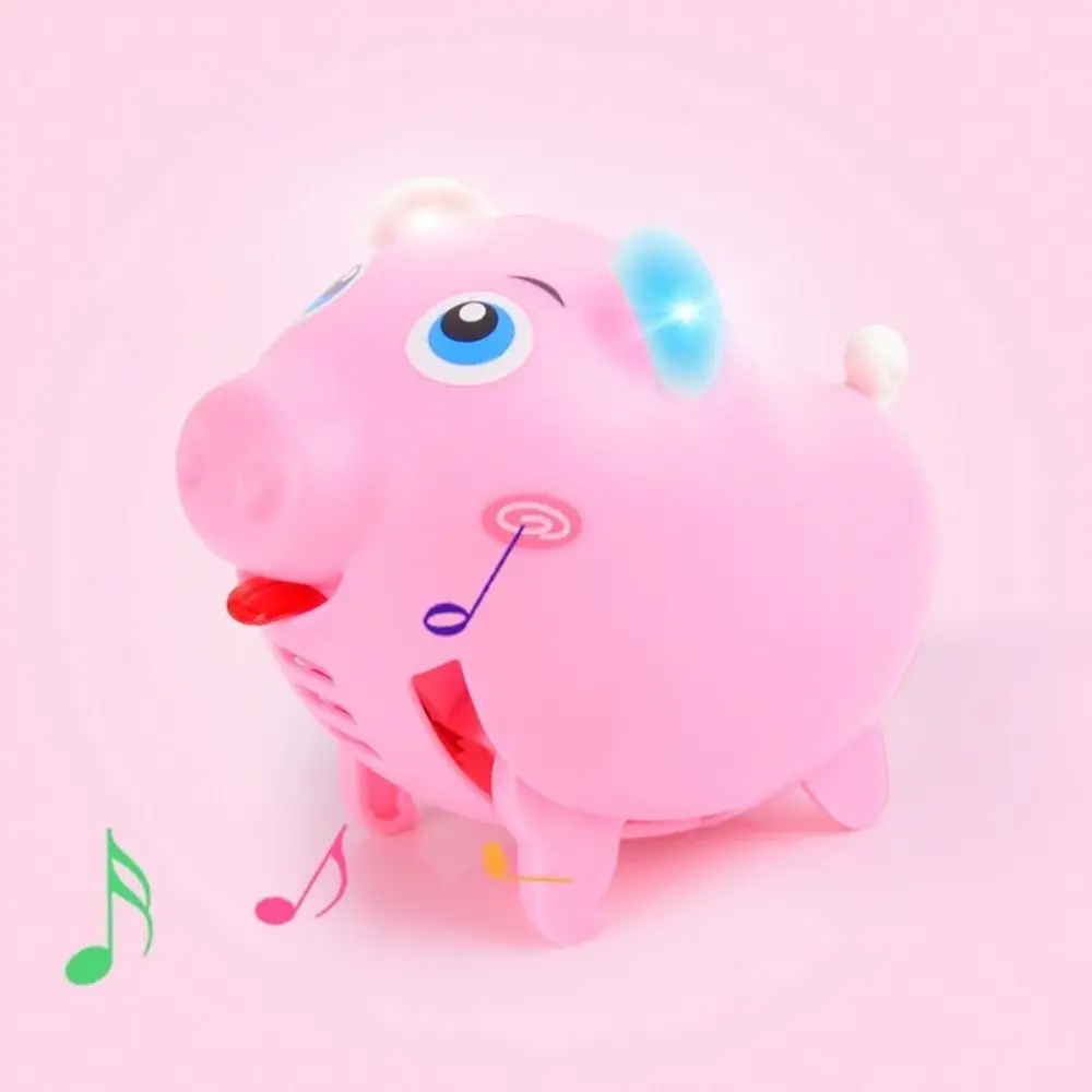 

Voice-activated Electric Whistle Pig Light Music Education Voice Control Pig Toy Electric Blow Whistling Walking Pig Toy