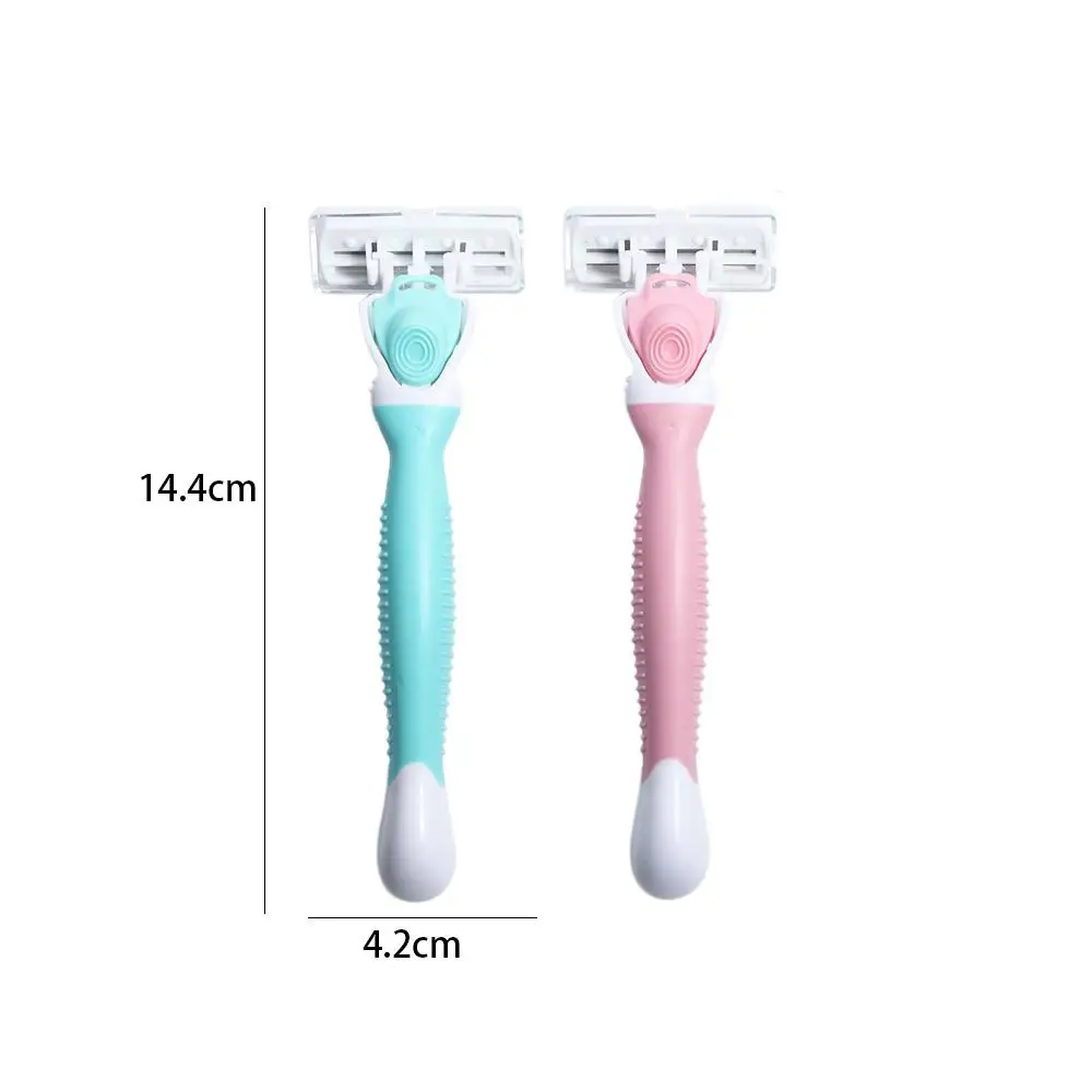 Steel Blade Hair Trimmeing Epilator Tools 6 Layer Blade Hair Removal Shaver Underarm Razor Eyebrow Razor Hair Removal Tools
