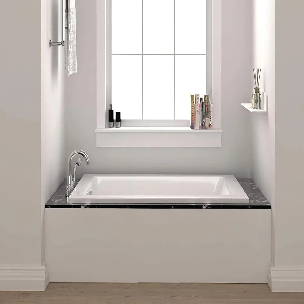 

Bathtubs & Whirlpools White soaking small bathtub,made of fiberglass acrylic material,exclusive small size48 "L x 32" W x 19 "H