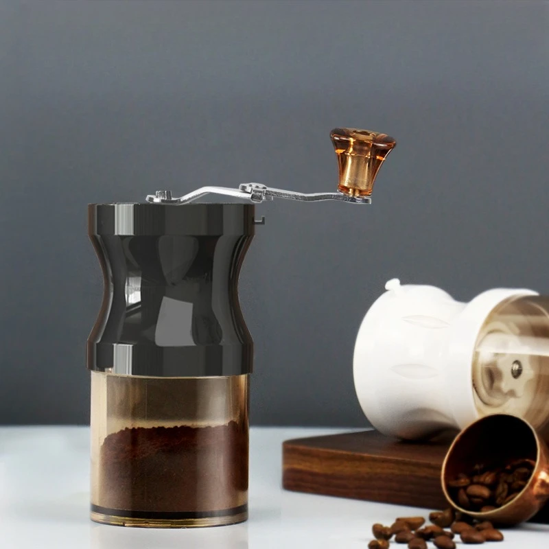

LMM Household Small Coffee Bean Grinder Mini Portable Washable Manual Grinder
