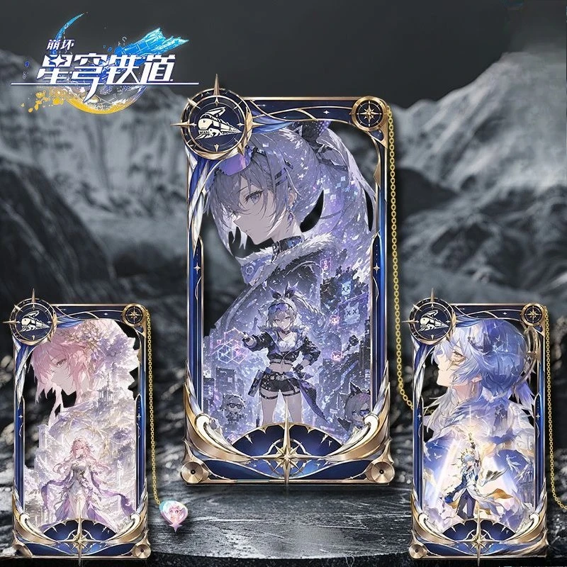 Honkai Star Rail Phainon Sunday Robin Cyrene Firefly Blade Kafka Sparkle Game Metal Bookmark New Stationery Beautiful Gift